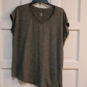 Champion Cap Sleeve Gray Top, Size M Maternity